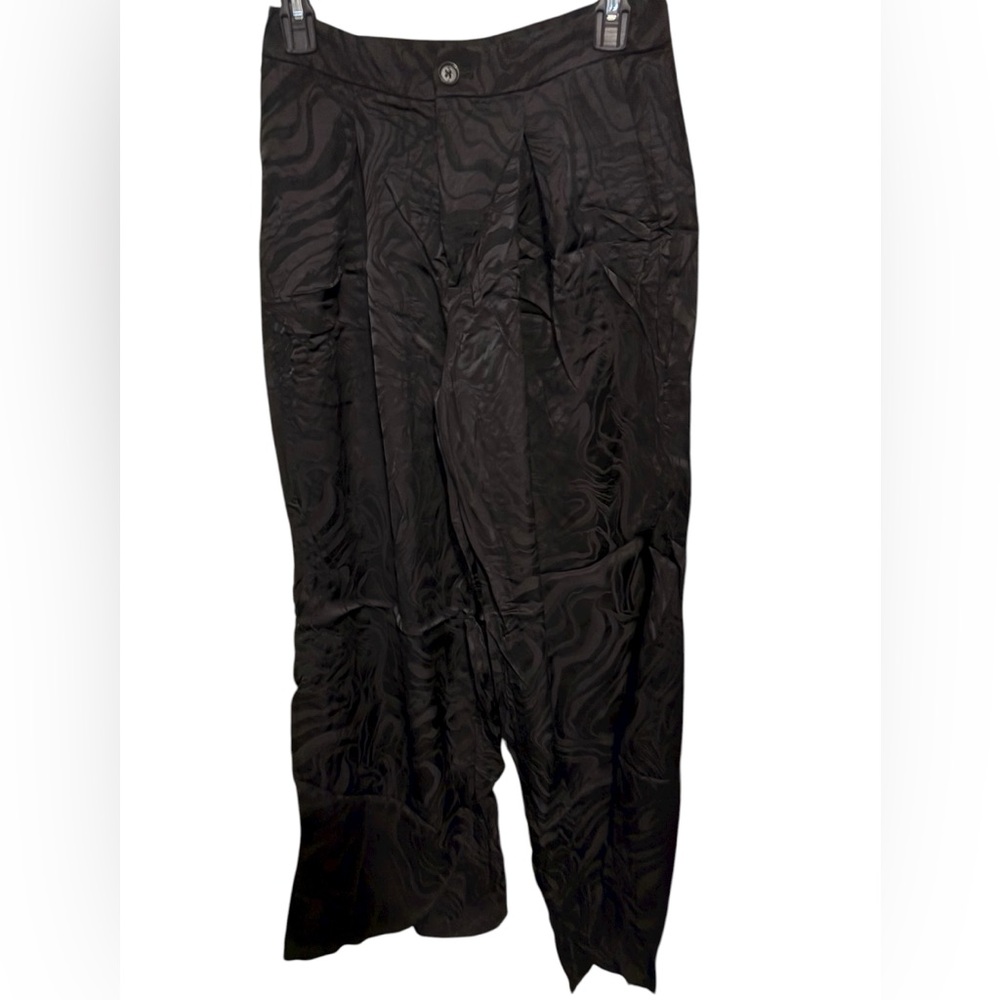 Banana Republic black wide leg dress pants size 0
